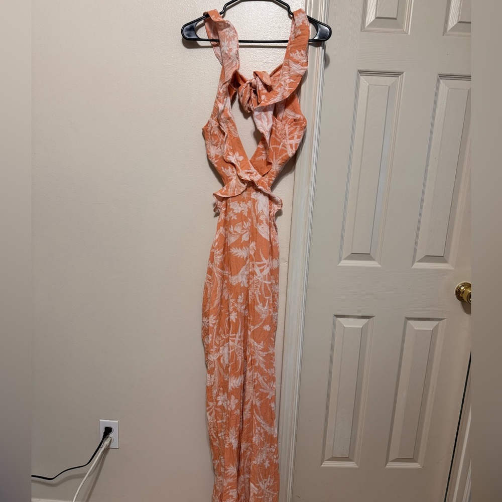 H&M open back jumpsuit